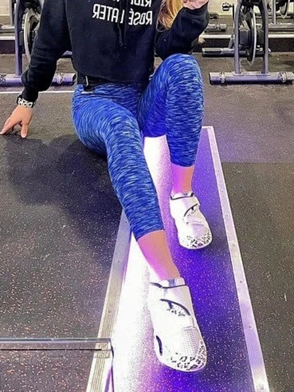 Prozis Blue Leggings Size S Like New